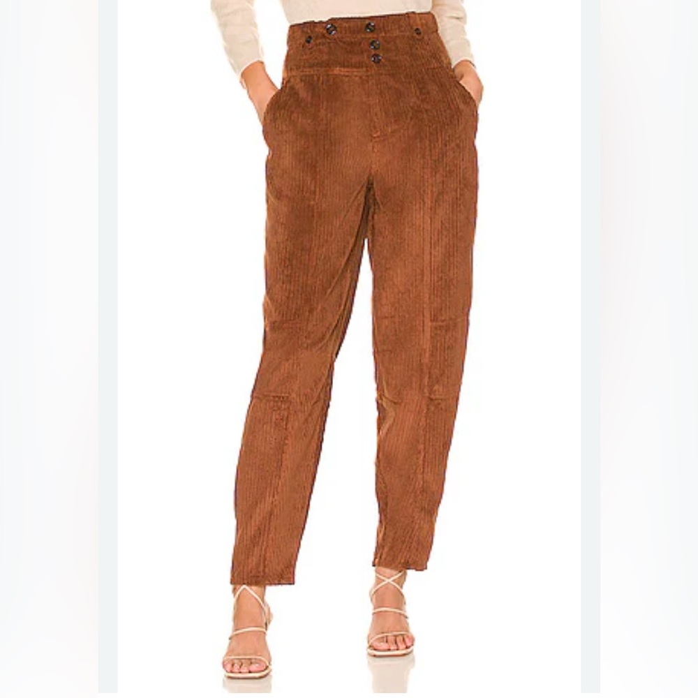 NWT Tularosa Darby corduroy careerwear casual minimalist‎ pants Cappuccino small